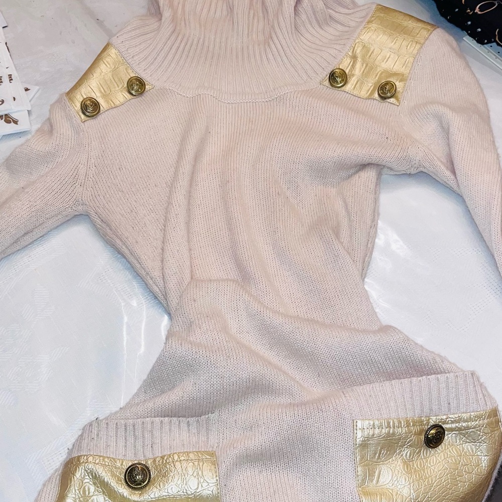 TURTLENECK SWEATER DRESS